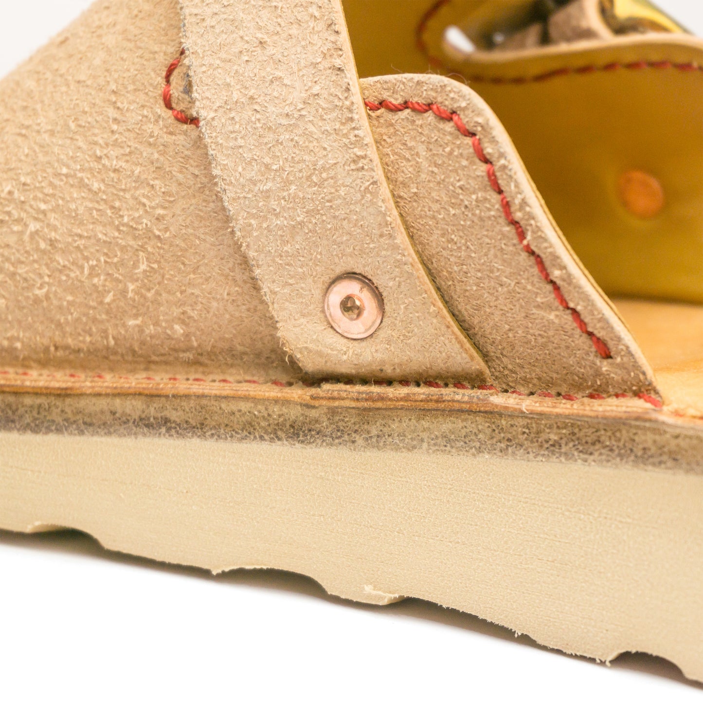 SYH ENGINEER SANDALS REVERSED NATURAL VACHETTA BADALASSI CARLO