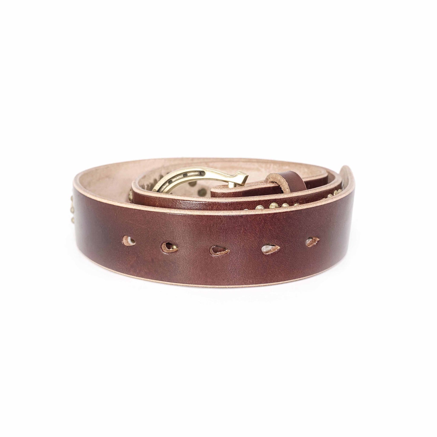 HIMALAYA HORSESHOE STUDDED DARK BROWN