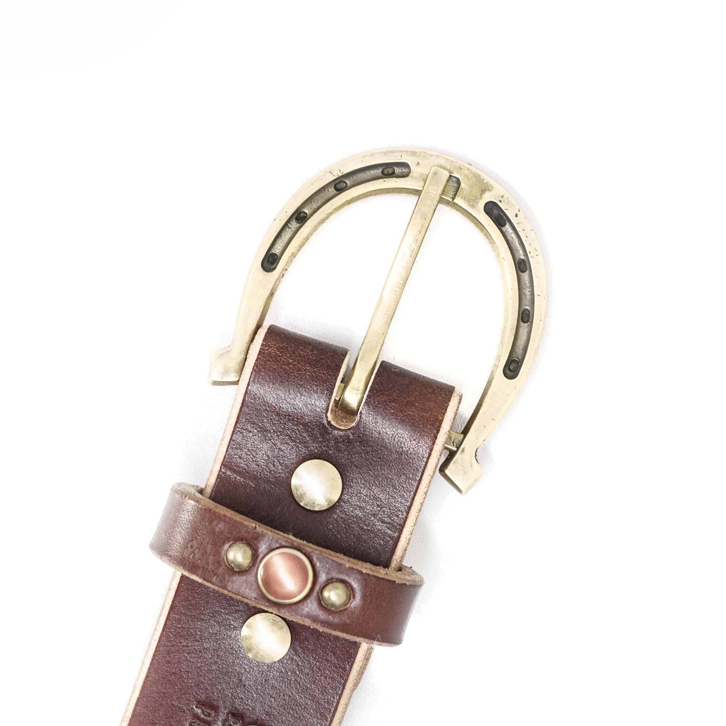 HIMALAYA HORSESHOE STUDDED DARK BROWN