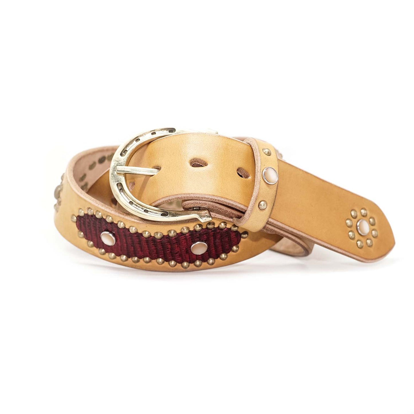 HIMALAYA HORSESHOE STUDDED ROYAL YELLOW