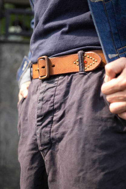 HIMALAYA VINTAGE STUDDED ROUGHOUT