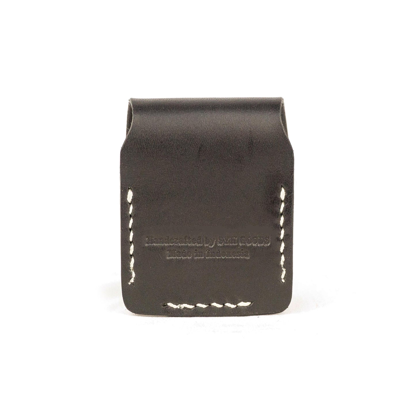 ÉTUI EN CUIR SYH ZIPPO NOIR
