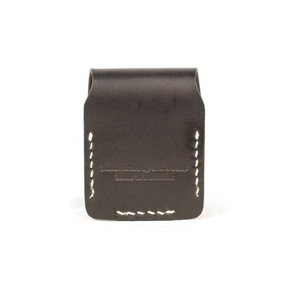 ÉTUI EN CUIR SYH ZIPPO NOIR NATUREL