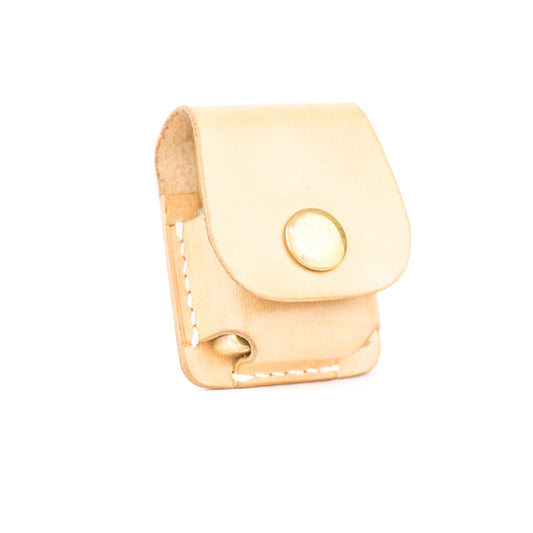 ÉTUI EN CUIR SYH ZIPPO NATUREL