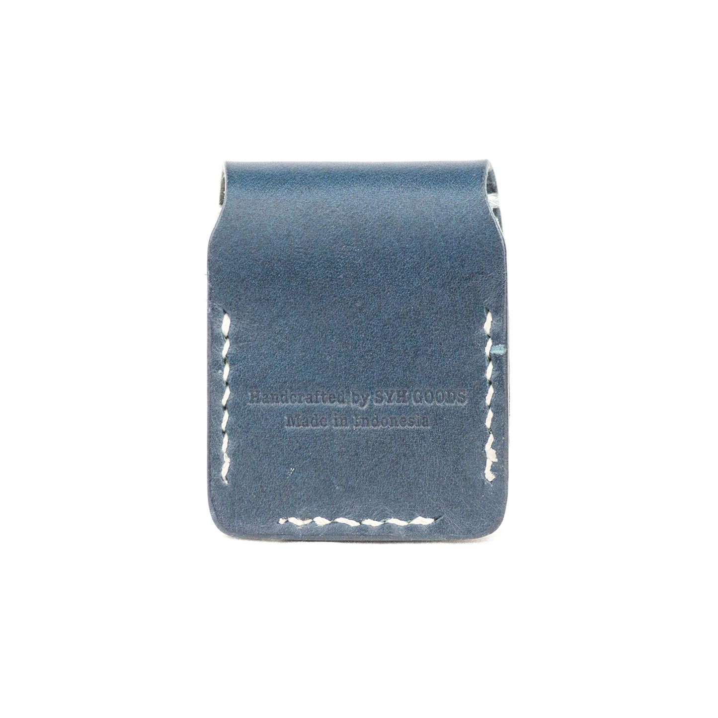 SYH ZIPPO レザーケース ナチュラルブルー