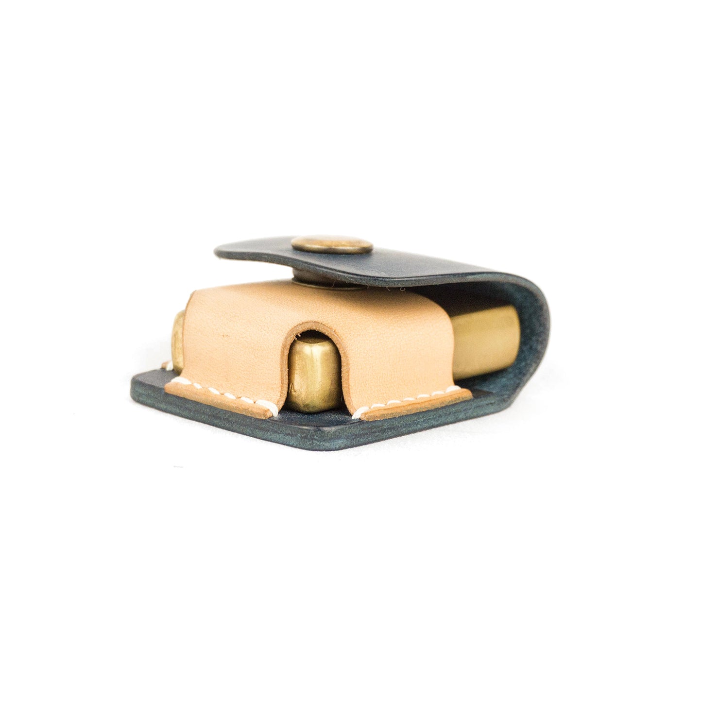 SYH ZIPPO レザーケース ナチュラルブルー