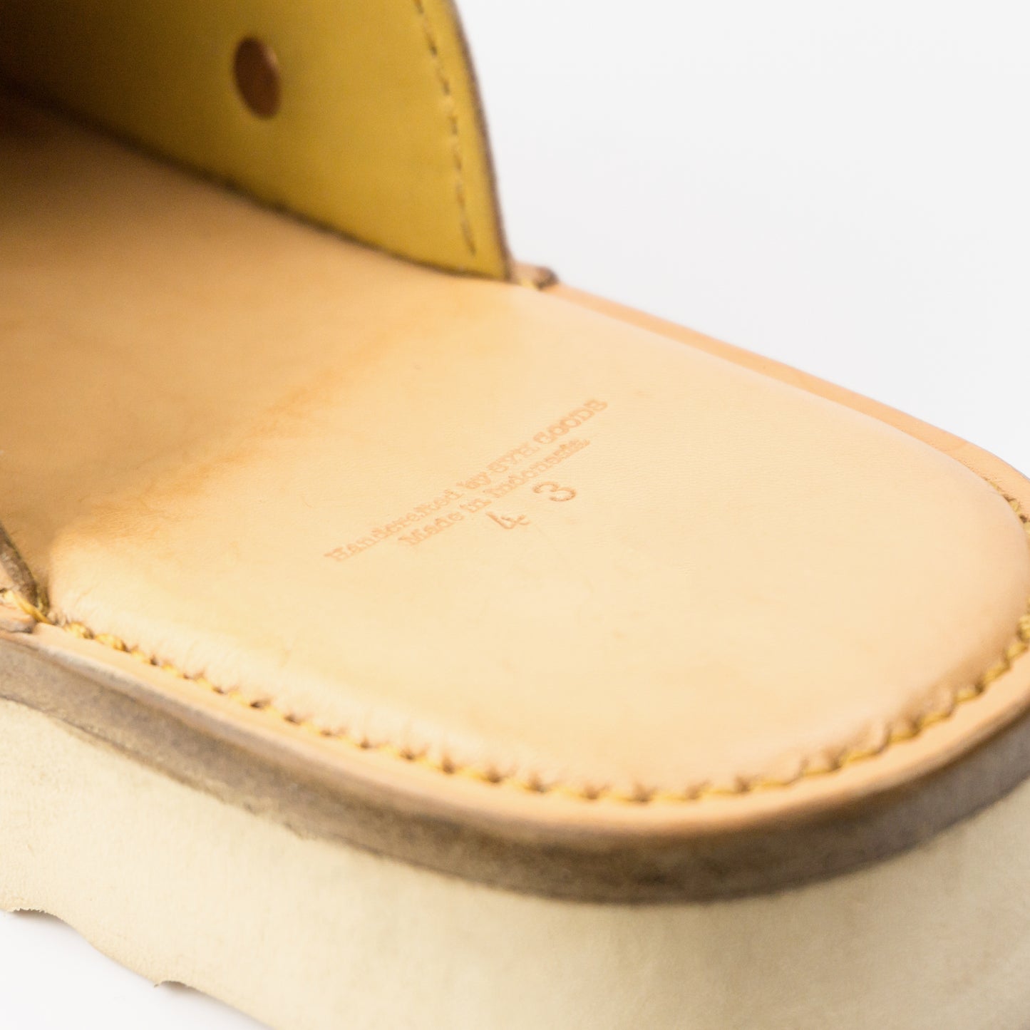 SANDALES SYH ENGINEER BEURRE NATUREL