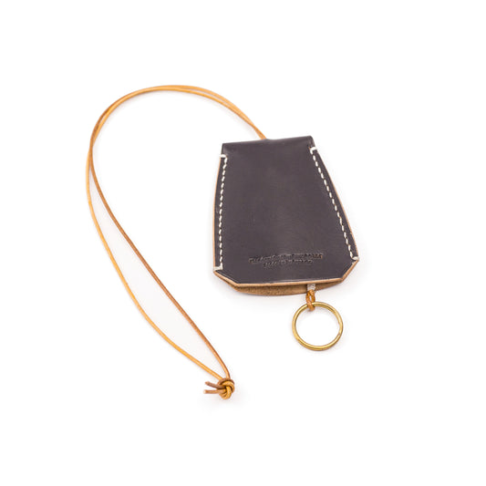 Collier porte-clés en ropu noir