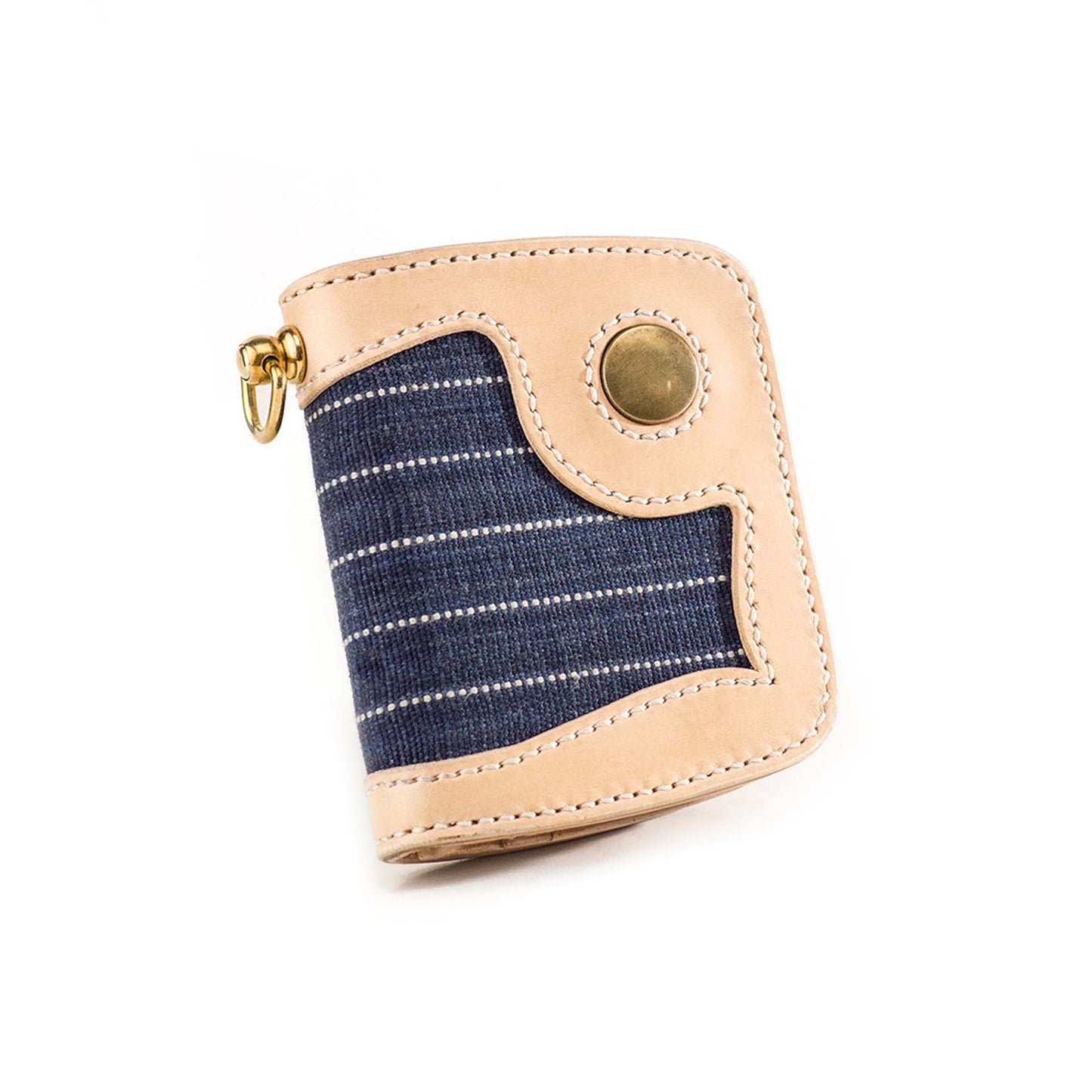 TOKACHI III HANDWOVEN NATURAL INDIGO WABASH PATTERNS