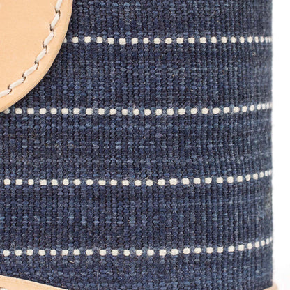 TOKACHI III HANDWOVEN NATURAL INDIGO WABASH PATTERNS